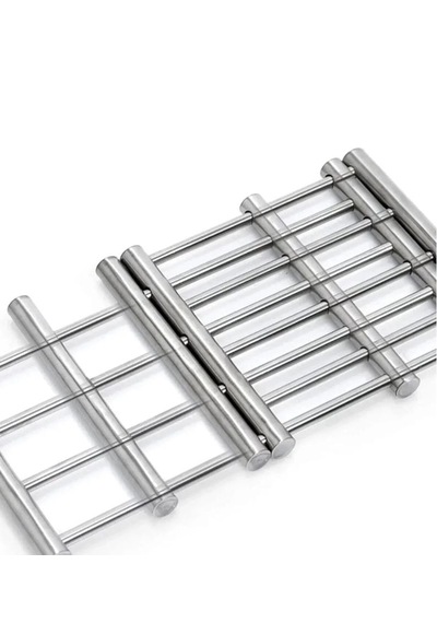 Açılabilir Büyük Nihale Metal Paslanmaz Çelik Ayarlanabilir Gri