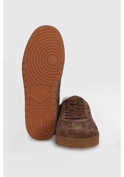 Lufian Pele Erkek Deri Sneaker Ayakkabı Açık Kahve Açık Kahve 112230232100420 Kahverengi