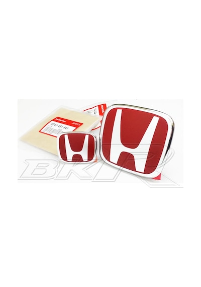 Honda Civic 2008-fd6 Kırmızı H Bagaj Logo-ön Panjur Ablem-logo