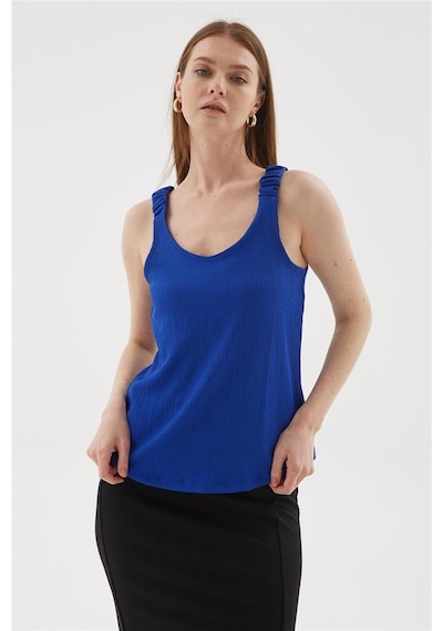 Fashion Friends Fashıon Frıends Kadın V Yaka Bluz 25y0513k1 Saks