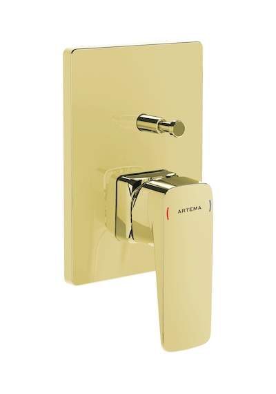 Artema Root Square Ankastre Banyo Bataryası Altın A4275223 Altın