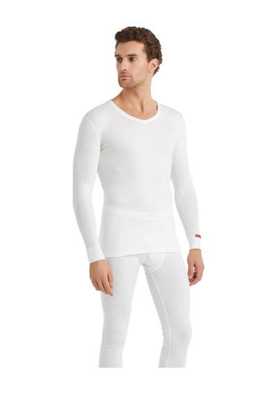 Blackspade Unisex Termal İçlik V Yaka Uzun Kollu Beyaz - Isı Tutucu Kışlık İç Giyim 1257 Beyaz Blackspade Unisex Termal İçlik V Yaka Uzun Kollu Beyaz - Isı Tutucu Kışlık İç Giyim 1257 Beyaz