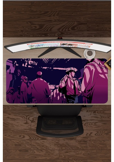 Cowboy Bebop Anime V4 - 90x40 Xxl Gaming Kauçuk Kaymaz Taban Mouse Pad Fare Altlığı