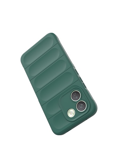 Xiaomi Redmi Note 17 Pro Max Kılıf Elde Tutma Kolaylıkla Kaydırmaz Kenar Line Dizayn Optietnik Kapak Koyu Yeşil