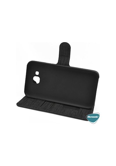 Microsonic Samsung Galaxy Uyumlu S22 Ultra Kılıf Fabric Book Wallet