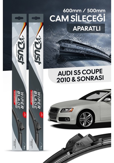 Audi S5 Cabrio 2010-sonrası Uyumlu Silecek Takımı 600mm/530mm S13