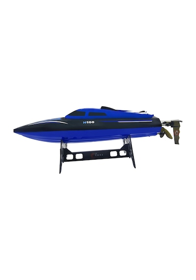 H100 Rc Hız Teknesi Su Geçirmez Yüksek Hızlı 35 Cm Mavi Renk