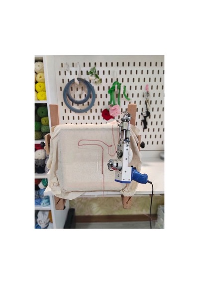 Masaüstü Tufting Tezgahı 30cm İle 70cm Arası Tüm İğneli/telli Kasnak Bağlanabilir Özellik