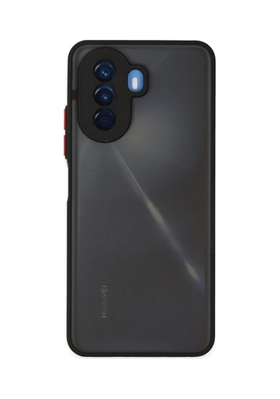 Huawei Nova Y70 Uyumlu Kılıf Montreal Silikon Kapak - Siyah