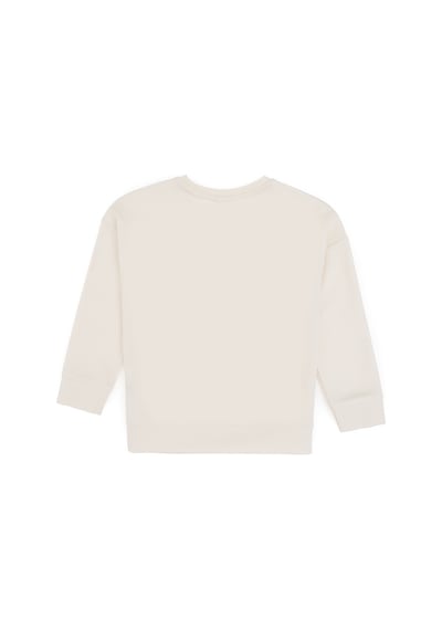 U.S. Polo Assn. Kız Çocuk Krem Bisiklet Yaka Sweatshirt 50290675-VR071