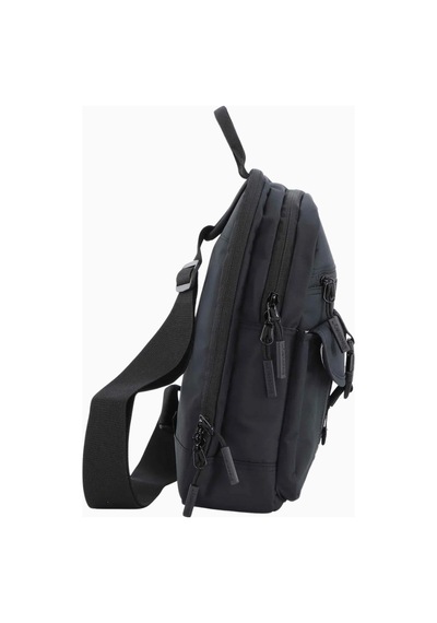 Discovery Shield Rfıd Korumalı Sürdürülebilir Sling Sırt Çantası Siyah 1