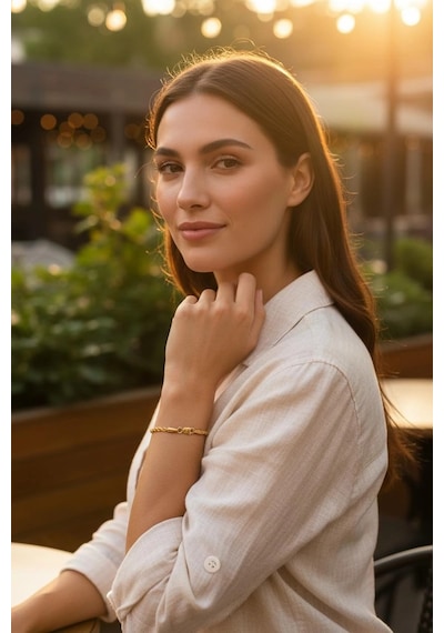 Altın Hediyelik Halat Model Bilezik