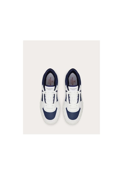 Valentino Garavani Freedosts Low - Top Sneaker In Calfskin Beyaz