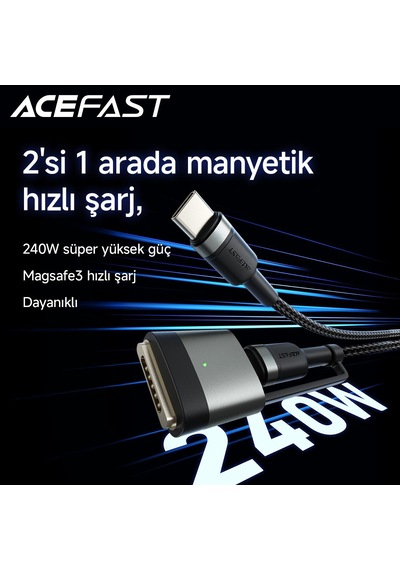 Acefast Ctoc Alüminyum Şarj Data Kablosu - C22-05