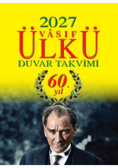 Ülkü Duvar Takvimi - 2027 Yeşil