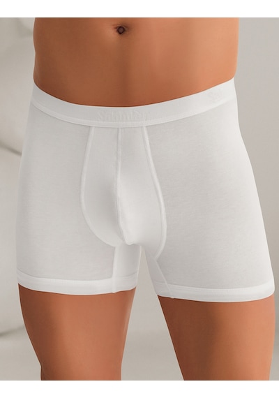 Şahinler Likralı Modal Boxer Me141-By Beyaz