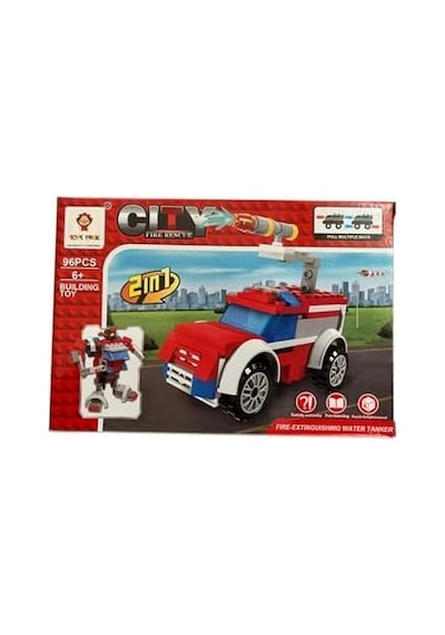 City Yapım Oyuncakları Ve Robot Set 96 Parça 7/8 Yaş