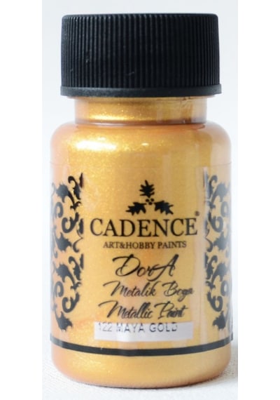 Cadence Dora Metalik Boya 50Ml - 122 Maya Altın