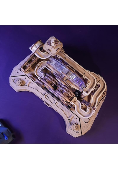 Rokr Egc01 Gear Ball Challenge Dıy Minyatür Maket Model Seti Ahşap 3d Wooden Puzzle 3d Model Kit Detaylı Dekoratif Hobi Seti Ahşap Maket