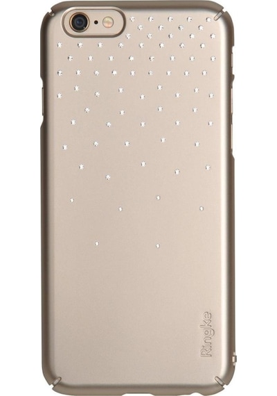 Ringke Noble Slim Apple Uyumlu iPhone 6s Plus/ 6 Plus İle Taşlı Kılıf 4 Tarafı Saran Tam Koruma Royal Gold