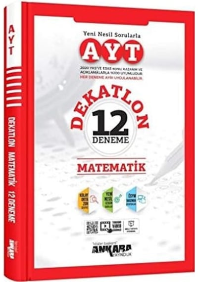Ankara Ayt Dekatlon Matematik 12 Deneme Sınavı