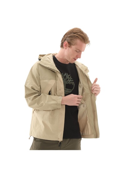 B0a62d3eqd1-r Timberland Wınnıck Archive Waterproof Shell Jacket Erkek Mont Krem B0a62d3eqd1-r Krem