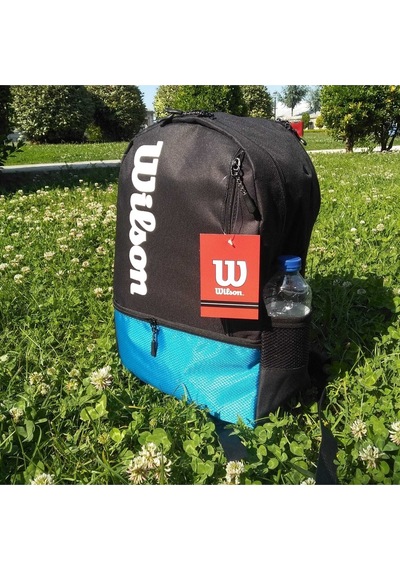 Shopiolog Wilson Mavi Sırt Çantası Unisex Çift Gözlü Çanta Mavi