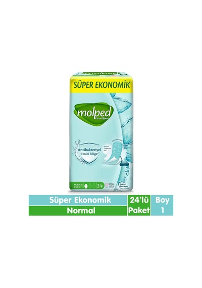 Molped Süper Ekonomik Ped Normal 24'lü