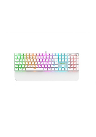 Ikg-430t Mekanik Gaming Klavye Red Switch Rgb Led 17 Efekt Ses Düğmeli Anti Ghosting 105 Tuş