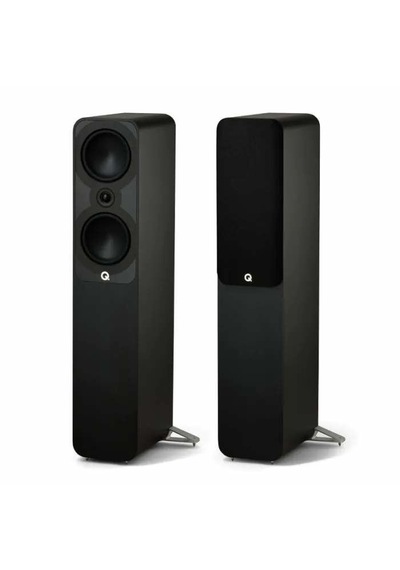 Q Acoustics 5050 Satin Black Kule Tipi Hoparlör Çift ı