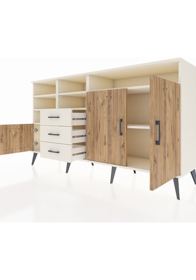 Hyperion Konsol 7 Raflı 3 Çekmeceli 3 Kapaklı 176x44x99 Aytaşı-ça Aytaşı-çam/aytaşı Hyperion Konsol 7 Raflı 3 Çekmeceli 3 Kapaklı 176x44x99 Aytaşı-ça Aytaşı-çam/aytaşı