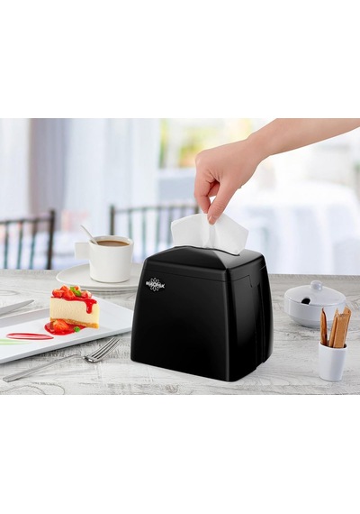Rulopak Tekçek Midi Peçete Dispenseri Siyah 12'li Paket