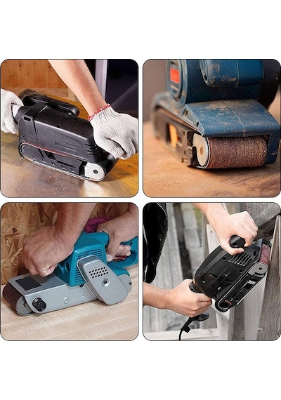 10 Adet 100x610mm Zımpara Kayışları Zımpara Kağıdı Zımpara Bantları Zımpara Güç Döner Araçları Dremel Aksesuarları, 60 İrmik