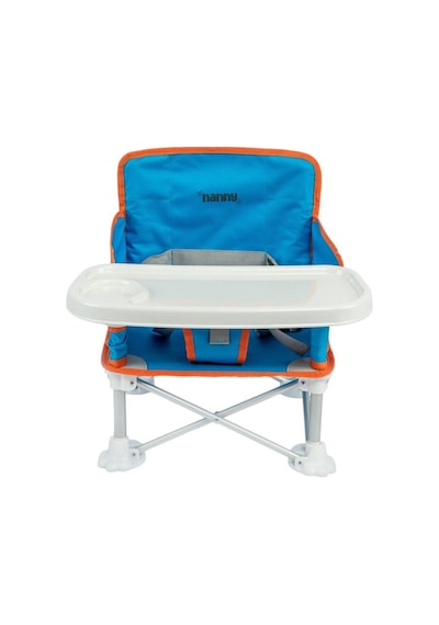 Deluxe Portatif Katlanabilir Mama Sandalyesi Mavi
