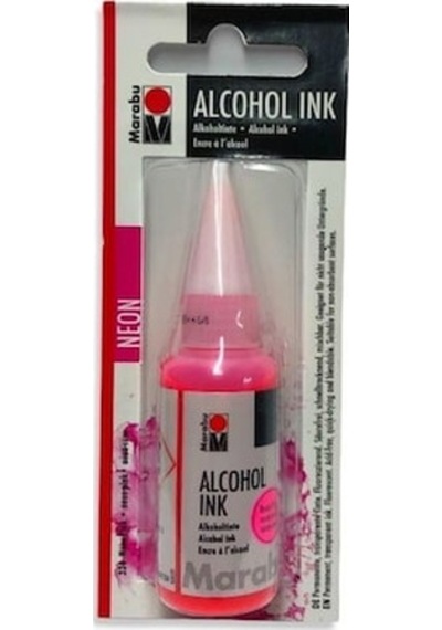 Marabu Alcohol Ink Alkol Bazlı Mürekkep 20 Ml. Neon Pink
