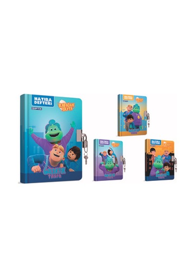 Gıpta Hatıra Defteri Rafadan Tayfa Kil.ip.dkş.sr Kap.14x20 96 Yp Çok Renkli
