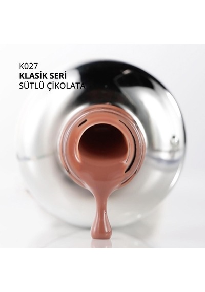 Kalıcı Oje K027, Sütlü Çikolata, 10 Ml