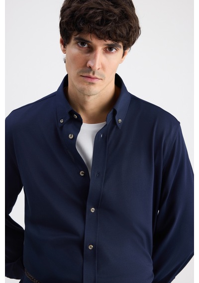 D'S Damat Ds Damat Comfort Lacivert Oxford Gömlek 6hc02g811304m Çok Renkli