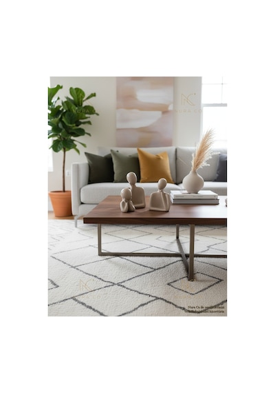 Düşünen Adam 3'lü Soyut Figür Biblo Set Minimalist Dekoratif Heykel Masa Üstü Salon Ev Ofis Obje 05