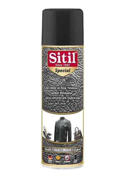 4 Adet Sitil Ayakkabı Boyası Sprey 250 Ml Siyah Çok Renkli