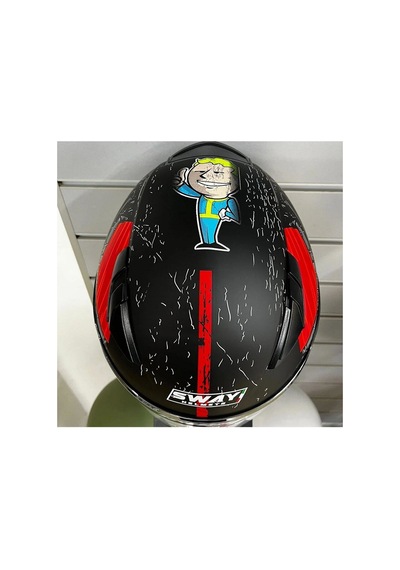 Sway Sw816 Full Face Motosiklet Kaskı Çok Renkli