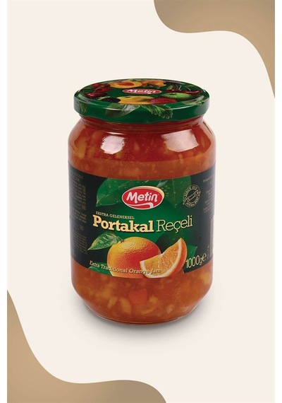 Metin Portakal Reçeli Cam 1 KG