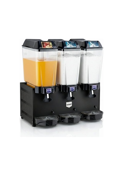 Remta 20+20+20 Litre Şerbet + Ayran + Ayran Soğutucu Siyah - St19