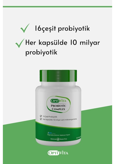 Optivita Probiotic Complex 30 Kapsül
