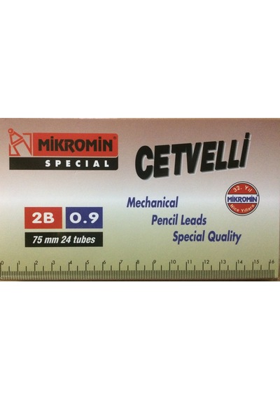 Mikromin 0.9 MM Cetvelli Kalem Ucu 75 MM Adet