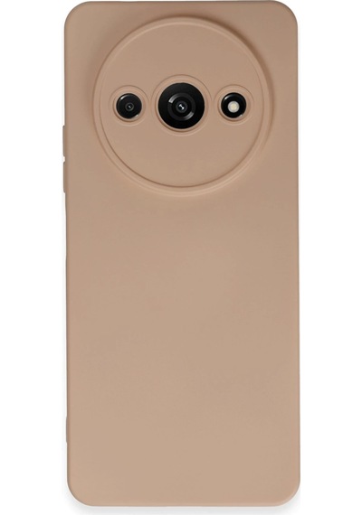 Newface - 952 - Xiaomi Redmi A3 4g Kılıf Nano İçi Kadife Silikon - Edntrend - - Pudra