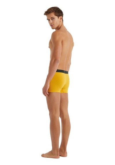 Blackspade Erkek Pamuk Elastan Boxer 9555 - Sarı