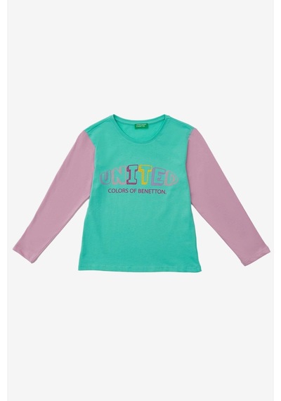 United Colors Of Benetton Kız Çocuk Sweatshirt Pembe