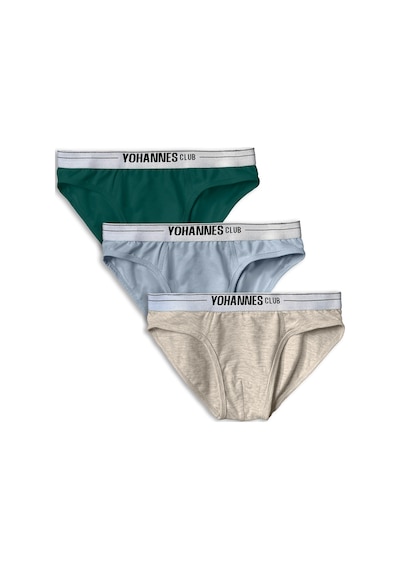 Yohannes Club, Erkek Çocuk, Pamuklu Slip&atlet, Alt-üst, 3 Çift Takım, Çok Renkli KARIŞIK RENK