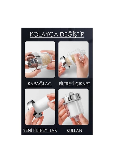 Duş Filtresi, Duş Arıtma Cihazı - Kireç Önleyici Yüksek Kalite